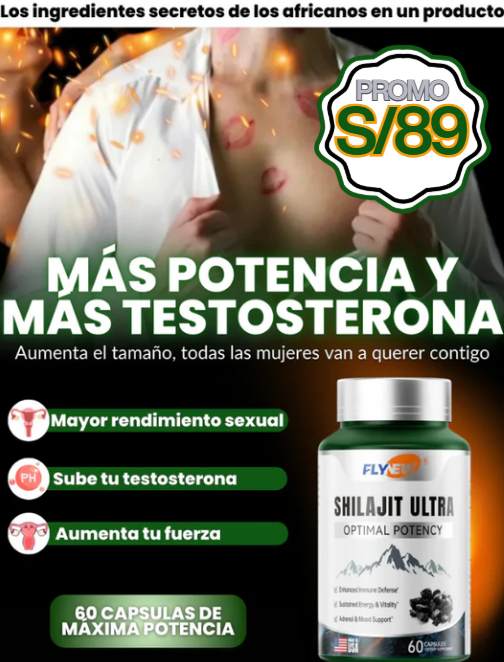 SHILAJIT ULTRA® El secreto de los africanos para aumentar el tamaño